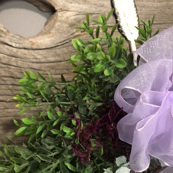 NEW Spring grapevine wreath succulent moss bird mushroom 🍄 cottage core - Picture 10 of 17